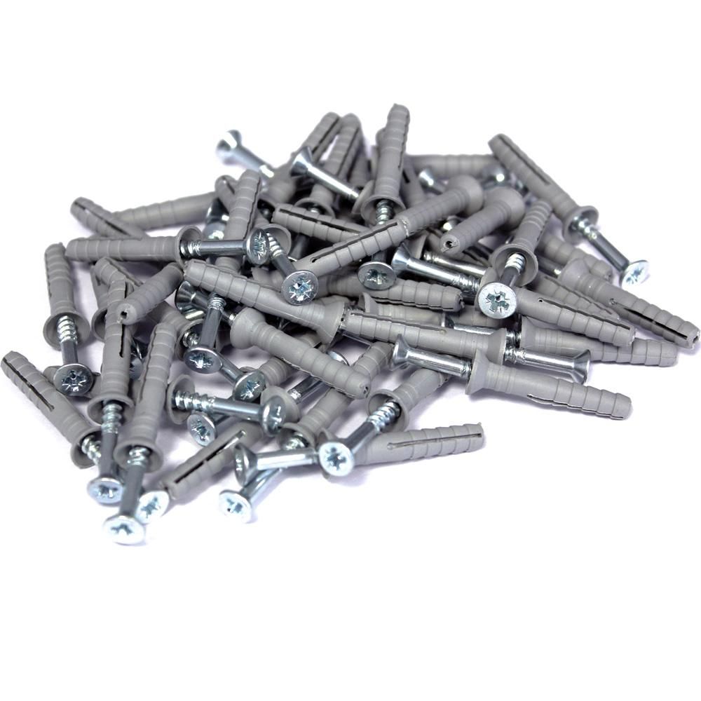 Schlagdübel 200 Stk Nageldübel 8x80mm vormontiert