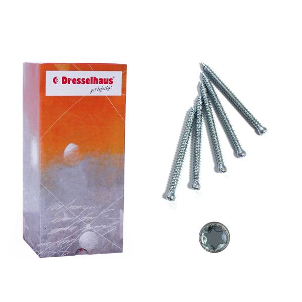 Torx TX30 8 Stück Fensterrahmenschrauben 7,5 x 152 mm